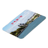 Notre Dame de Paris und Seine - Frankreich Magnet (Linke Seite)