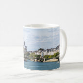 Notre Dame de Paris View von Pont d'Austerlitz Kaffeetasse (VorderseiteRechts)