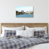 Notre Dame de Paris View von Pont d'Austerlitz Leinwanddruck (Insitu (Schlafzimmer))