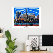 "Notre Dame de Paris" von Neil Myers Poster (Heimbüro)