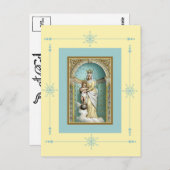 Notre Dame des Victoire mit Jesus Postkarte (Vorne/Hinten)