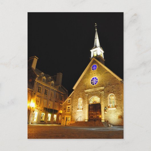 Notre Dame des Victoires Church Quebec Postcard Postkarte (Vorderseite)