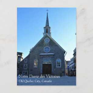 Notre Dame des Victoires, Old Quebec City, Kanada Postkarte