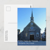 Notre Dame des Victoires, Old Quebec City, Kanada Postkarte (Vorne/Hinten)