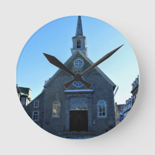 Notre Dame des Victoires, Old Quebec City, Kanada Runde Wanduhr