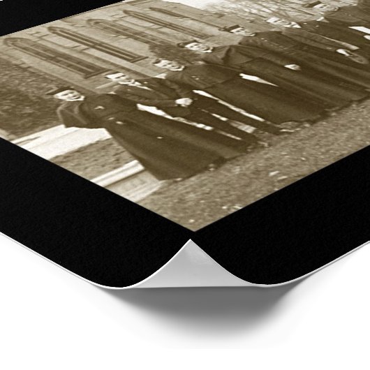 Notre Dame Faculty Foto 1914 Poster (Ecke)