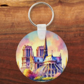 Notre-Dame-Feuer Schlüsselanhänger (Rückseite)