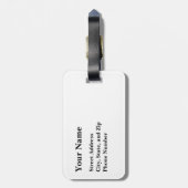 Notre Dame-Frühling Gepäckanhänger (Rückseite vertikal)