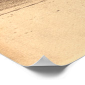 Notre Dame Gargoyle isst eine Snackbar Poster (Ecke)