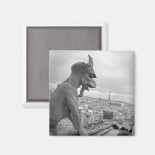 Notre Dame Gargoyle Magnet (Vorderseite/Rückseite)