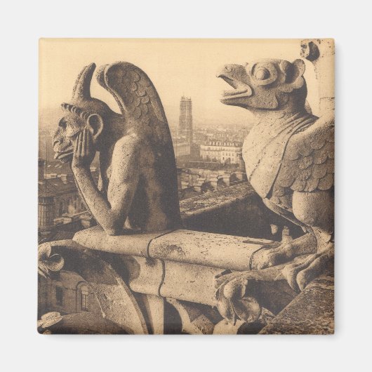 Notre Dame Gargoyle Magnet (Vorne)