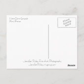 Notre Dame Gargoyle Postcard Postkarte (Rückseite)