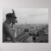 Notre Dame Gargoyle Poster (Vorne)