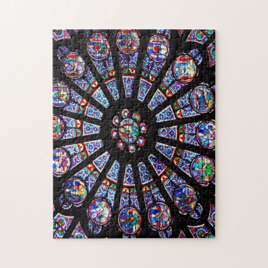 Notre-Dame-Glas Puzzle (Vertikal)
