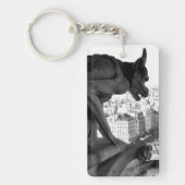 Notre Dame Gothic Gargoyle Wassersicherer Schlüsse Schlüsselanhänger (Vorderseite)