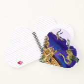 Notre Dame Heart Shaped Notebook Notizblock (Innenseite)