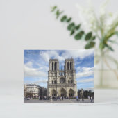 Notre Dame in Paris Postkarte (Stehend Vorderseite)