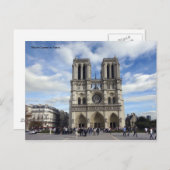 Notre Dame in Paris Postkarte (Vorne/Hinten)