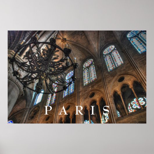Notre Dame Interior Poster (Vorne)