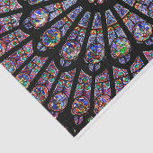 Notre-Dame-Kathedrale Buntes festes Glas Seidenpapier (Ausschnitt)