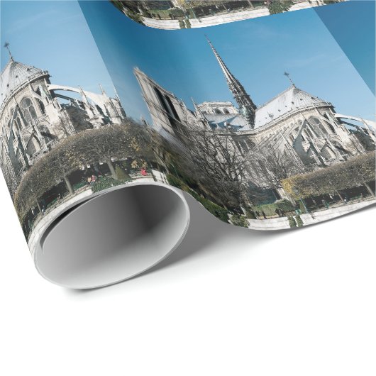 Notre Dame-Kathedrale Geschenkpapier (Rolleneckpunkt)