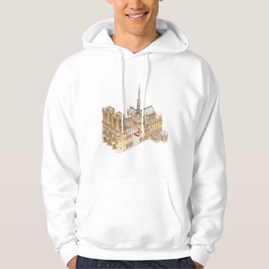 Notre-Dame-Kathedrale. Paris Frankreich Hoodie (Vorderseite)