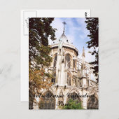 Notre Dame Kathedrale, Paris Postcard Postkarte (Vorne/Hinten)