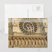 Notre-Dame-Kathedrale - Paris, Postkarte (Vorne/Hinten)