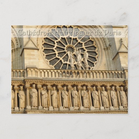 Notre-Dame-Kathedrale - Paris, Postkarte (Vorderseite)