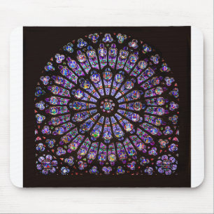 Notre-Dame-Kathedrale Paris Rosenfenster Mousepad