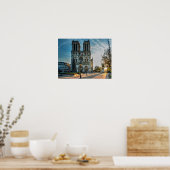 Notre Dame Kathedrale Paris Weihnachten Poster (Küche)