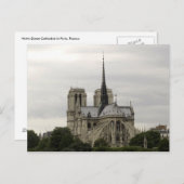 Notre Dame Kathedrale Postkarte (Vorne/Hinten)
