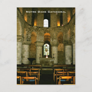 Notre-Dame-Kathedrale Räume Postkarte