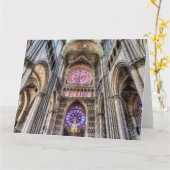 Notre Dame Kathedrale Reims Karte (Gelbe Blume)