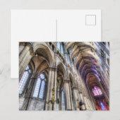 Notre Dame Kathedrale Reims Postkarte (Vorne/Hinten)