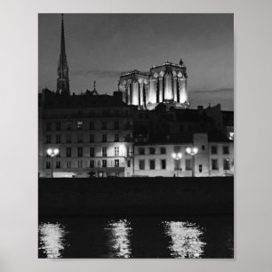 Notre-Dame-Kathedrale vom Seine-Poster Poster
