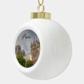 Notre Dame Keramik Kugel-Ornament (Rechts)