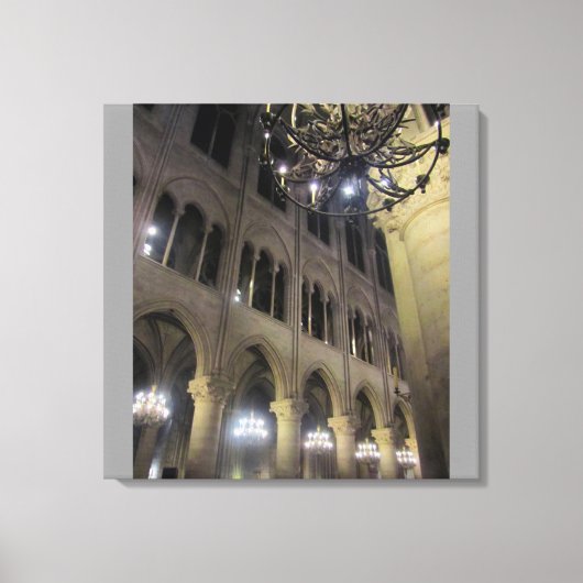 Notre Dame Leinwanddruck (Vorderseite)