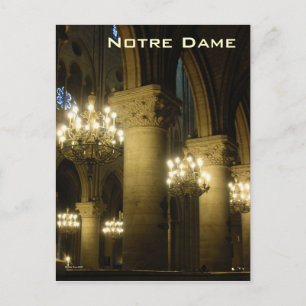Notre Dame Light The Way Postcard Postkarte