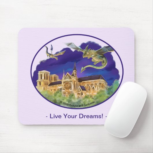 Notre Dame Mousepad - Träume (Mit Mouse)