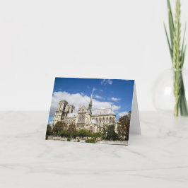 Notre Dame Notecard Dankeskarte