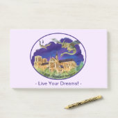 Notre Dame Notes 10" x 6" - Dreams Post-it Klebezettel (Auf Schreibtisch)