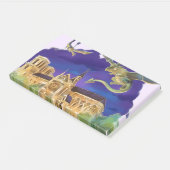 Notre Dame Notes, 10" x 6" Notes Post-it Klebezettel (angewinkelt)