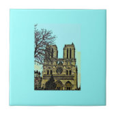 Notre Dame Painting Fliese (Vorderseite)