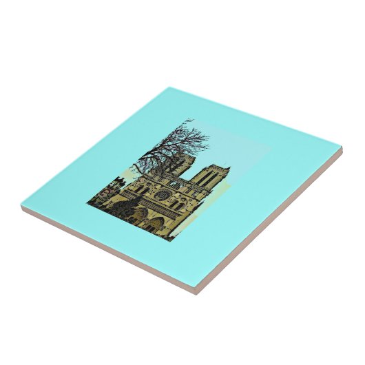Notre Dame Painting Fliese (Seite)