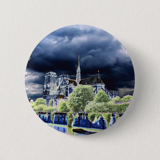 Notre Dame, Paris 4 Button (Vorderseite)