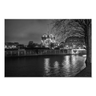 Notre Dame Paris auf der Seine - Fotodruck