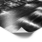 Notre Dame Paris Black and White - Fotodruck (Ecke)