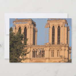 Notre Dame Paris card (leer) Dankeskarte