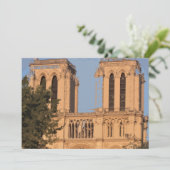 Notre Dame Paris card (leer) Dankeskarte (Stehend Vorderseite)